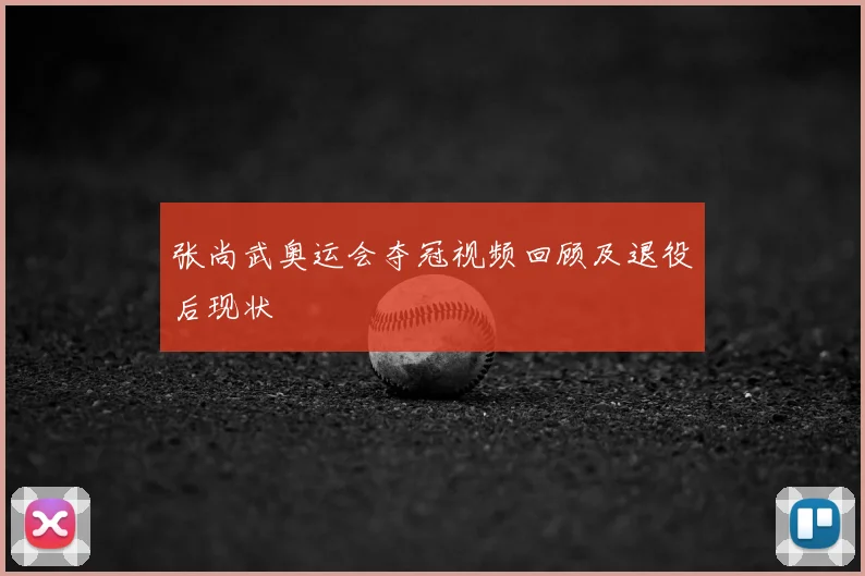 张尚武奥运会夺冠视频回顾及退役后现状