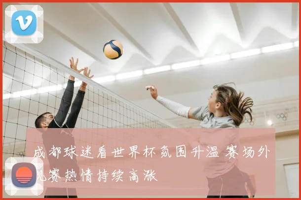 成都球迷看世界杯氛围升温 赛场外观赛热情持续高涨